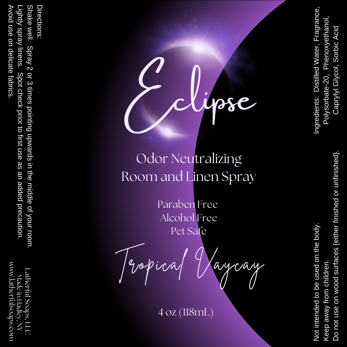 Eclipse Odor Neutralizing Room & Linen Spray